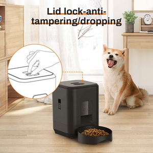 2026 Juyang OEM personnalisé double 2L noir Wifi <span class=keywords><strong>chat</strong></span> chien Animal Machine intelligente bol automatique distributeur d'eau alimentaire chronométré mangeoire pour animaux de compagnie - Product Image 3