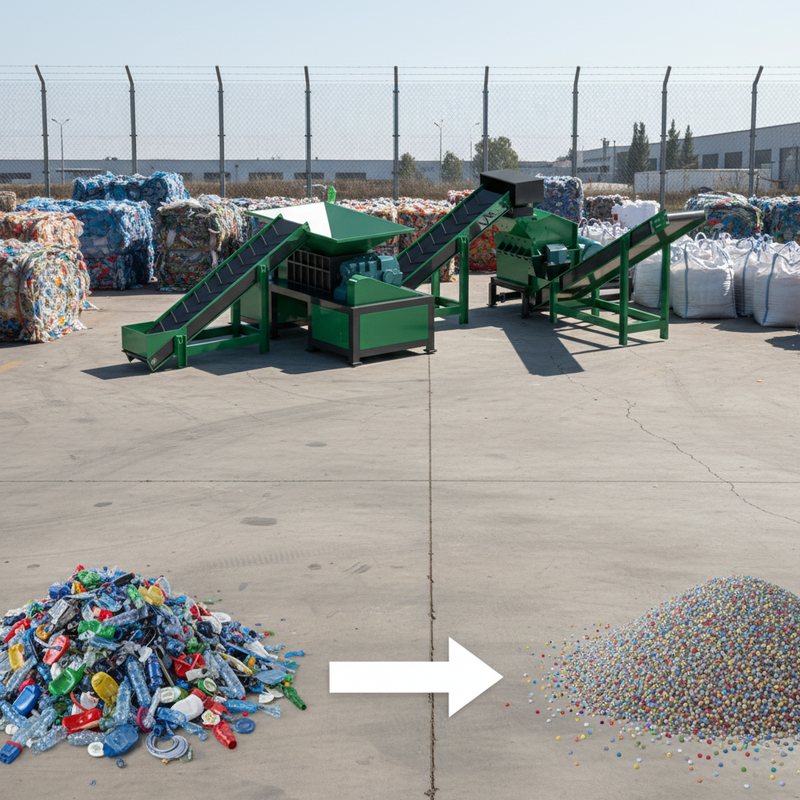 Universal Plastic Waste Recycling Production Line