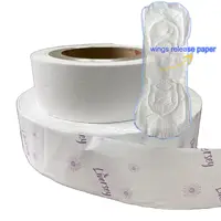 Papier démaquillant facile à utiliser, pour serviettes hygiéniques, bande à déchirer