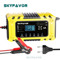 Produits tendance chargeur de batterie 12V 12V 6A alimentation automatique universel lifepo4 chargeur de batterie de voiture de moto au plomb
