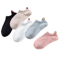 Chaussettes Femme Printemps Été Nouvel Arrivage Coton Mignonnes Mode Coréenne Invisibles Socquettes pour Femmes Vente en Gros