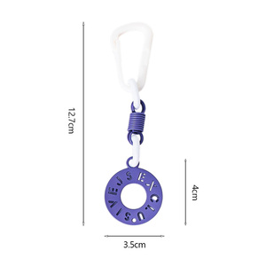 Llavero Mosquetón OEM de Marca Privada, Colgante Táctico para Mochila, Llavero de Resorte en Espiral, Accesorio Industrial para Bolsa y Llaves de Coche - Product Image 2