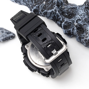 Correas de reloj de goma TPU con patrón de <span class=keywords><strong>cuero</strong></span> grabado 13mm * 26mm con correas de reloj de mano Stitch para la serie <span class=keywords><strong>Casio</strong></span> GST - Product Image 5