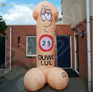 Poupées hollandaises, ballon gonflable Old Dick avec numéro modifiable - Product Image 1