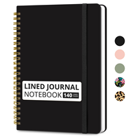 Cahier de revue à spirale ligné A5 Offre Spéciale avec personnalisations pour la papeterie universitaire cahier à couverture rigide pour le travail et la prise de notes