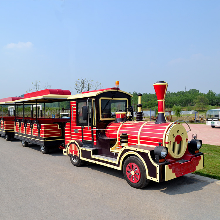 Ce Certification Diesel Engine Capacity 40 Seats Tourist Train City Use Trackless Train Entertainment Small Electric Land Train