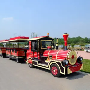 Ce Certification Diesel Engine Capacity 40 Seats Tourist Train City Use Trackless Train Entertainment Small Electric Land Train