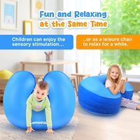 Fauteuil à bascule sensoriel gonflable personnalisé pour enfants autistes et hyperactifs - Siège souple à presser, jouet de compression apaisant, cadeau