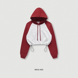 Sudadera Corta de Punto con Hombros Descubiertos, Estilo Americano, Otoño/Invierno, Personalizable, para Mujer - Product Image 4