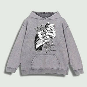 Sudadera con Capucha con Gráfico de Manos en Oración, 100% Algodón, Almacén de EE. UU., 6 Colores - Product Image 2