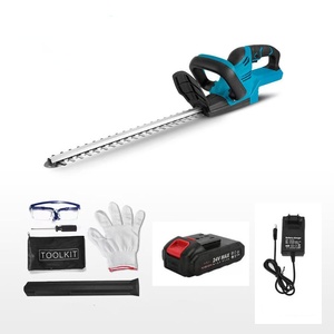 Taille-haie électrique sans fil de haute qualité à batterie lithium, type ciseaux doubles, longueur 50 cm, puissant - Product Image 5