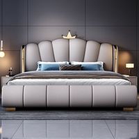 Lits rembourrés modernes de luxe de haute qualité, lits doubles, lits queen size, meubles de chambre à coucher, lit design, lit king size, cadre de lit pour la maison