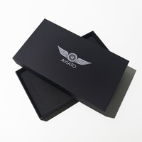 Boîte-cadeau de logo d'estampage à chaud haut de gamme de l'usine chinoise matériau Kraft en carton rigide pour les étuis de téléphone parfum/perruque stratification mate
