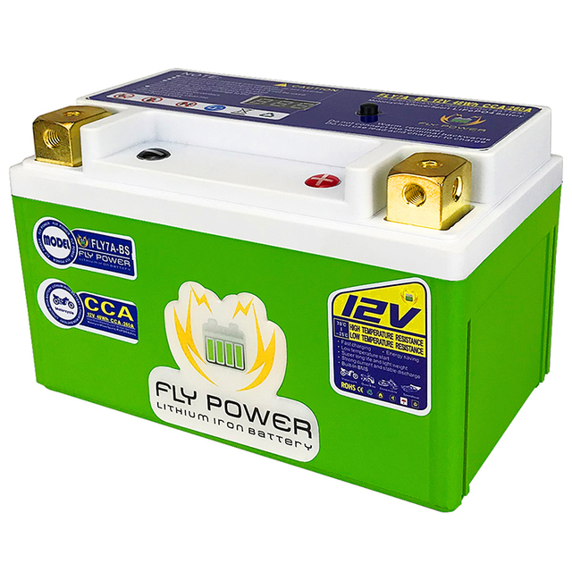 Low Price 7A-BS 4Ah LiFePO4 Motorcycle Battery 12V CCA260A Bulit-in BMS Board Lithium Phosphate Ion Deep Cycle Motorbike Battery