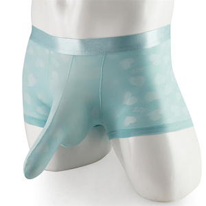 Caleçons soyeux pour hommes XXL US, jacquard, sexy, style '<span class=keywords><strong>elephant</strong></span> trunks', respirants, en nylon et élasthanne, tricotés, avec taille élastique - Product Image 1