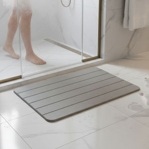 <span class=keywords><strong>Tapis</strong></span> de bain en diatomite écologique personnalisé, <span class=keywords><strong>antidérapant</strong></span>, pour sol en pierre, <span class=keywords><strong>douche</strong></span> et baignoire, pour usage domestique, imperméable et absorbant - Product Image 1