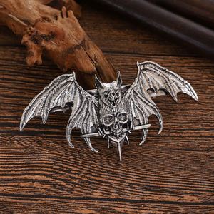 Viking Retro Skull Bat Hair <b>Clip</b> for Women's Updo Gothic Norwegian Style Party Accessories Witch Bat Flower Hair <b>Clip</b> - Product Image 3