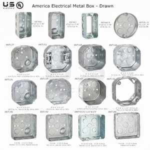 Pre-mạ kẽm thép Octagon điện bạc kim loại JUNCTION Outlet hộp chúng tôi tiêu chuẩn ngoài trời vuông chuyển đổi Thùng IP67 - Product Image 3