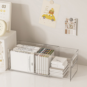 Đa Chức Năng Tủ Lạnh Nhựa Lưu Trữ Hộp Sáng Tạo Pet Lưu Trữ Trong Suốt Hộp Máy Tính Để Bàn Cuốn Sách Lưu Trữ Hộp - Product Image 3