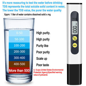 جهاز اختبار المياه pentype لمياه الشرب ، اختبار جودة المياه <span class=keywords><strong>TDS</strong></span> EC tec ، قلم قياس <span class=keywords><strong>TDS</strong></span> PH EC Temp للزراعة المائية - Product Image 4