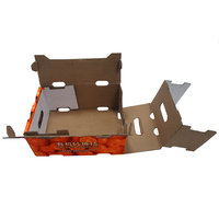 Caja de Cartón Corrugado con Logotipo para Embalaje de Ropa de 20 kg, Laminación Mate, Relieve, Laminación Brillante, Reciclable, Moderna