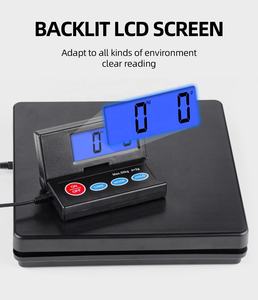 도매 전자 디지털 50kg 플랫폼 스케일 ABS 벤치 스케일 LCD OEM 맞춤형 우편 배송 패키지 계량 스케일 - Product Image 4