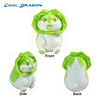 Peluche Chien Chouette COOL DRAGON, Adorable Jouet en Peluche, Prise en Charge de la Personnalisation OEM ODM