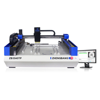 Machine de placement automatique de composants électroniques à LED, 4 têtes, pour montage de circuits imprimés, machine de montage SMD de bureau pour ligne de production