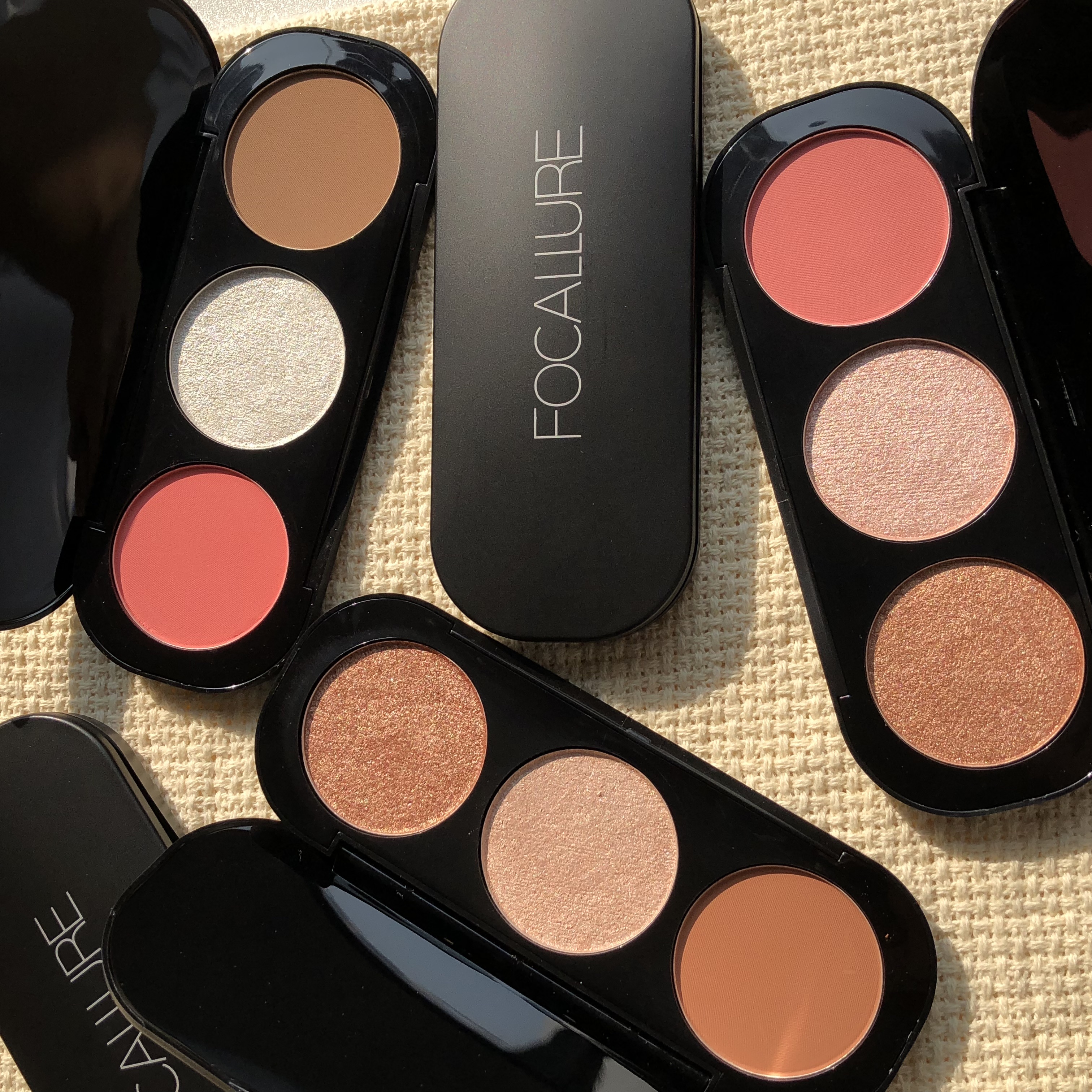 Focallure FA26 горячая Распродажа 5 видов цветов мерцание матовый щек Румяна косметическое средство, контур Палетка пудры
