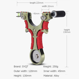 Alloy High Power Sling shot Neue <span class=keywords><strong>Laser</strong></span> Red Line Schnell gepresstes Flach leder katapult Geeignet für Outdoor-Sport unterhaltung