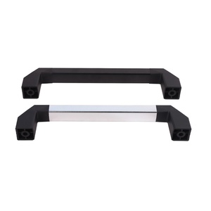 Aluminum Alloy Square Tube Pull Handle for <b>Drawer</b> Kitchen Dresser Bedroom-Contemporary Design Easy Installation - Product Image 2
