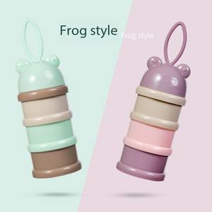 Boîte de rangement portable pour formule bébé compartiments divisés boîte de <span class=keywords><strong>lait</strong></span> en <span class=keywords><strong>poudre</strong></span> à trois couches étanche à la lumière - Product Image 5