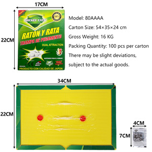Mickey Cats 804A Trampa Adhesiva para Ratones 22x17cm Pegamento Aroma Cacahuete 40g con Cebo - Product Image 2