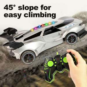 Coche RC de Derrape con Luces, 100 km/h, 4x4, Alta Velocidad, Recargable, Mini Coche RC de Juguete con Puertas que se Abren para Niños - Product Image 6