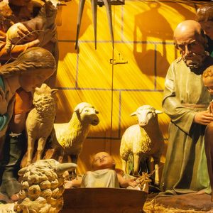 Navidad muñeco de nieve paisaje de invierno tapices con sombrero azul pájaro rojo blanco copo de nieve colgante de pared decoración del hogar para la temporada de vacaciones - Product Image 5