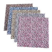 5 pièces de tissus à motifs léopard, tissus pour quilting, patchwork, lots pour la couture, artisanat, accessoires de couture faits à la main