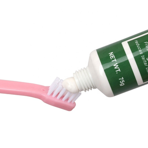 Pasta Dental Antibacteriana Ecológica con Sabor a Vainilla y Carne para Perros y Gatos, Cuidado Dental, Tubo de Plástico de 75g, Paquete de 1, Mejor Calidad - Product Image 4