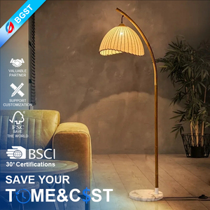 Otel belden amerikan kapalı fener Modern ayakta lamba Nordic kapalı Rgb Led zemin lambası - Product Image 1