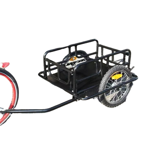 <span class=keywords><strong>Remolque</strong></span> de Bicicleta de Acero Resistente de 130 kg, Carrito de Transporte Plegable, <span class=keywords><strong>Remolque</strong></span> de Bicicleta Duradero - Product Image 3