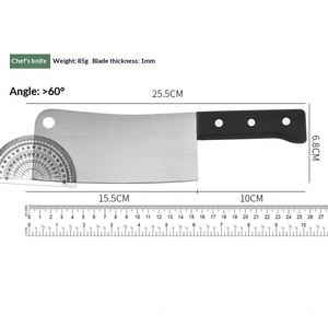 Juego de Cuchillos de Cocina de Acero Inoxidable de Fábrica, 8 Piezas, Empaque en Blíster, Caja de Regalo - Product Image 4