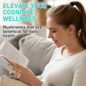 Private Label Mushroom Capsules Health <b>Supplements</b> Boost Mental Clarity Enhance Immunity Herbal Complex Capsules - Product Image 4
