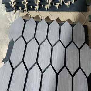 <span class=keywords><strong>Aveeno</strong></span> MDF Polyester Fibre WPC Autres panneaux de décoration intérieure Panneaux muraux insonorisés en mousse acoustique à grain de bois pour l'intérieur - Product Image 3