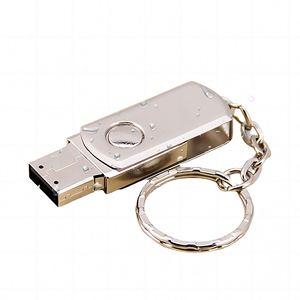 แฟลชไดรฟ์ USB 2.0 แบบหมุนได้ ดีไซน์โลหะความเร็วสูง ความจุ 1GB-128GB สำหรับโทรศัพท์และคอมพิวเตอร์ - Product Image 4