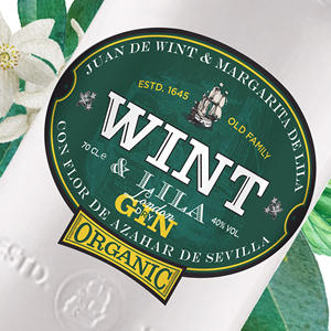 Fabriqué en Espagne WINT&LILA London Dry Organic Gin, spiritueux certifié, boisson alcoolisée 700ml, fournisseur en gros - Product Image 3