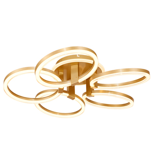 Hight BRIGHT Hight Lumens LED nhôm Acrylic trần ánh sáng ODM Cung cấp 3500K Nhiệt độ màu hoa hình dạng - Product Image 1