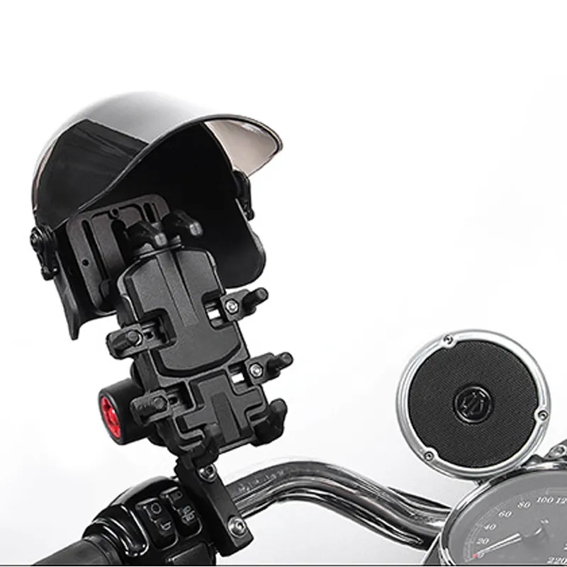 Motorbike Stand Universele Bike Abs Telefoon Mount Houder Motorfiets Voor Helm 1 Inch Bal Mount Boor-Down Camera Telefoon mount