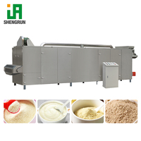Usine de fabrication de poudre nutritionnelle instantanée entièrement automatique de pointe, ligne de production complète pour la transformation de céréales pour bébés