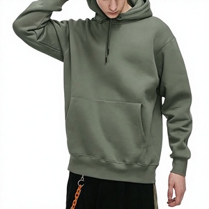 Sudaderas con capucha lisas personalizables de moda para hombre, con manga larga, 100% algodón, para uso casual y urbano unisex. - Product Image 4
