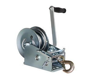 Treuil manuel robuste de haute qualité 3200 LBS avec câble en acier et <span class=keywords><strong>sangle</strong></span> en <span class=keywords><strong>sangle</strong></span> pour l'ancrage de bateaux et de remorques - Product Image 1