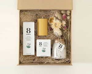 Caja de envío plegable de cartón corrugado tipo B/E para marcas en línea de perfumes, con caja interior rígida para regalo. - Product Image 5